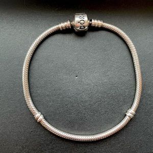 Pandora Sterling Silver Snake Chain 7.9in bracelet style 590702HV-20